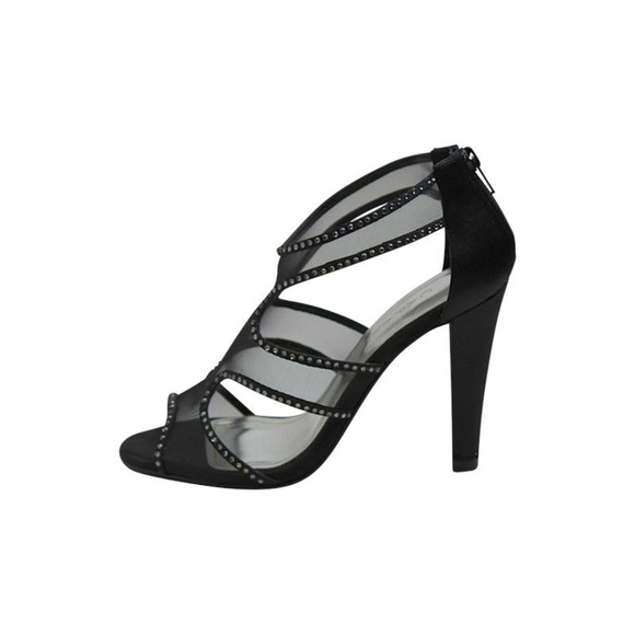 Black Caparros Desire High Heel Sandals - Picture 3 of 5